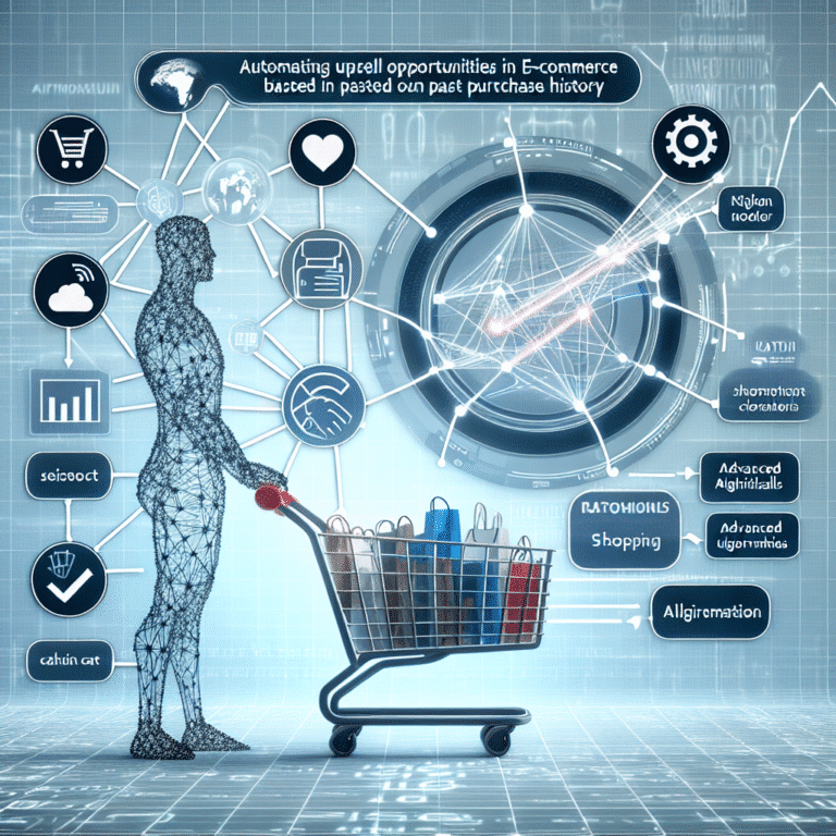 automating upsell opportunities based on past purchase history in e-commerce