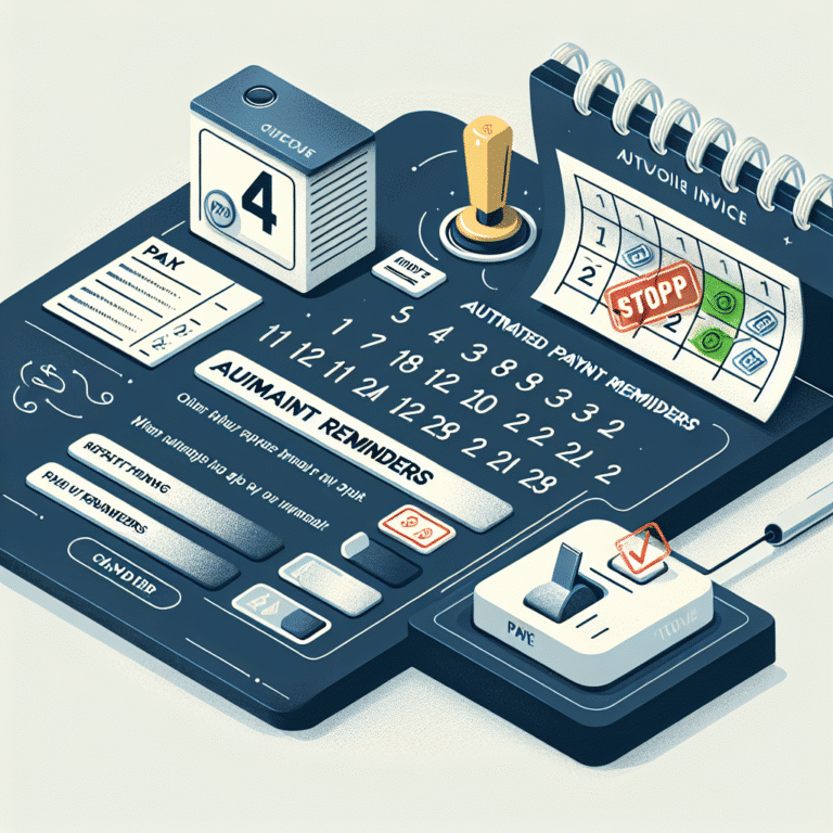setting up automated payment reminders that stop when invoice is paid